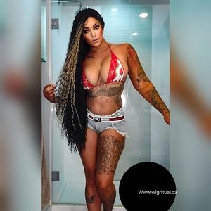 40" water wave lacefront